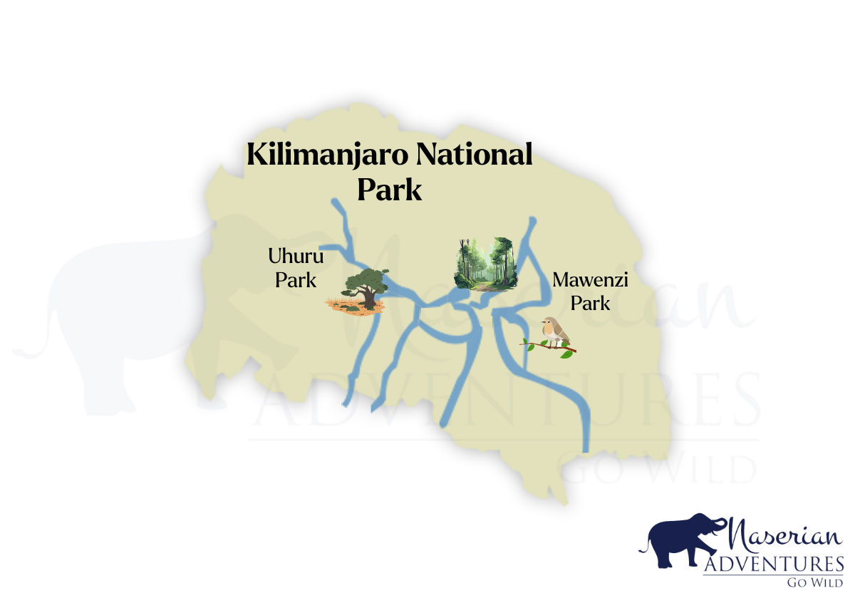 Kilimanjaro National Park Map