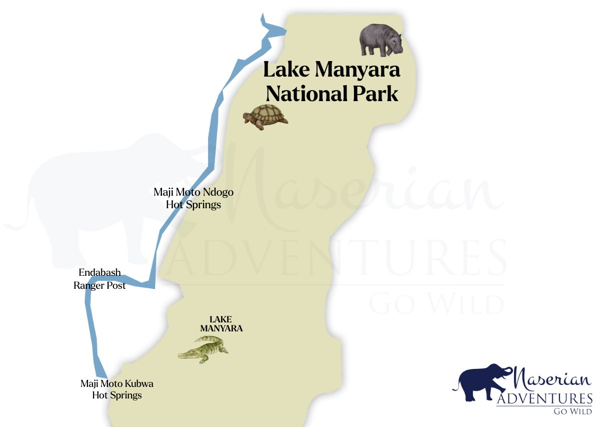 Lake Manyara National Park Map